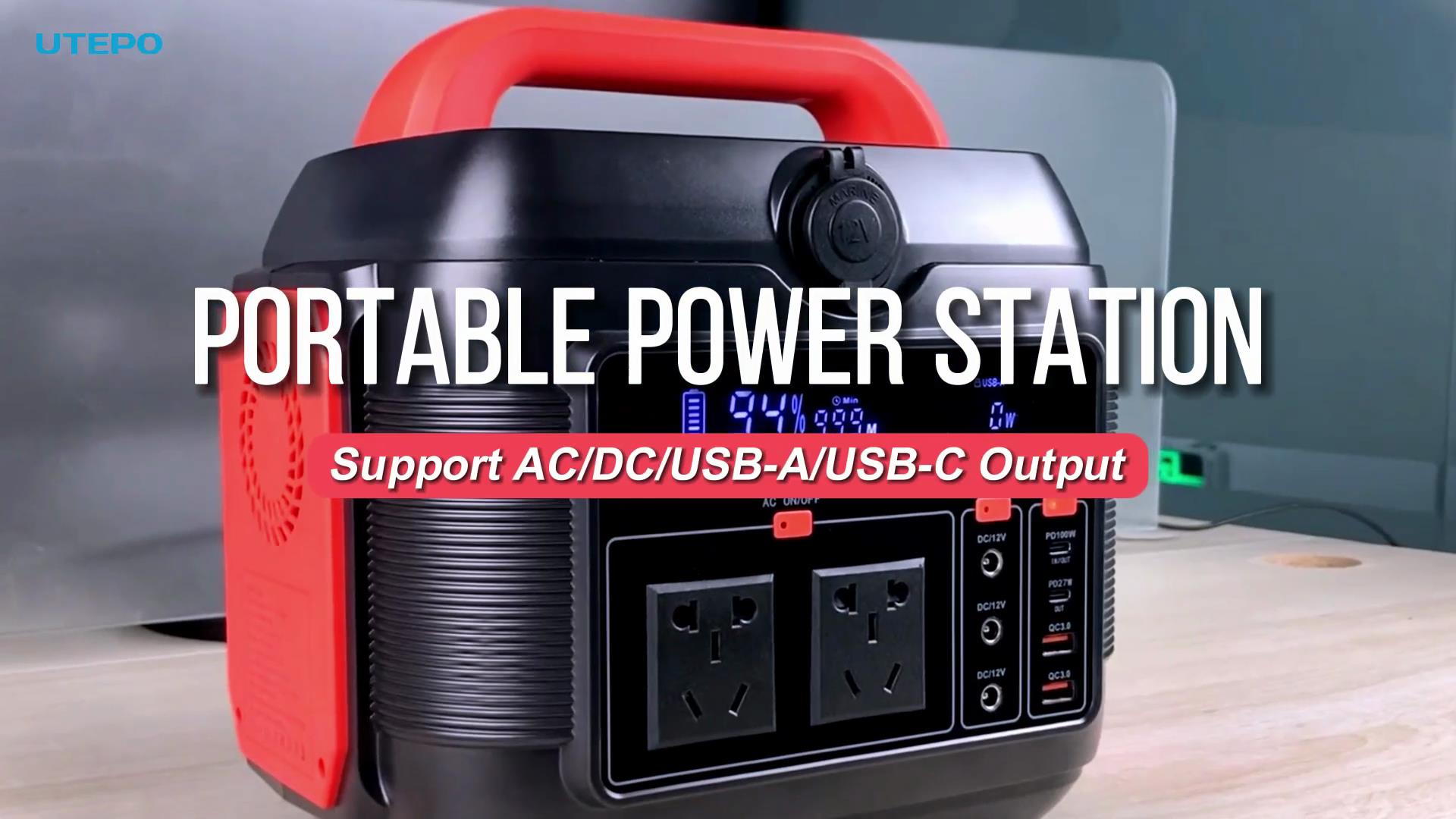 UTEPO 300W / 600W Portable Power Station